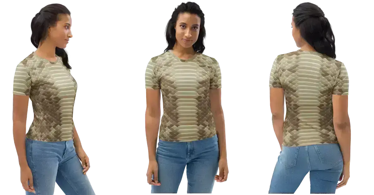 Women's Snakeskin T-shirt - Image 4