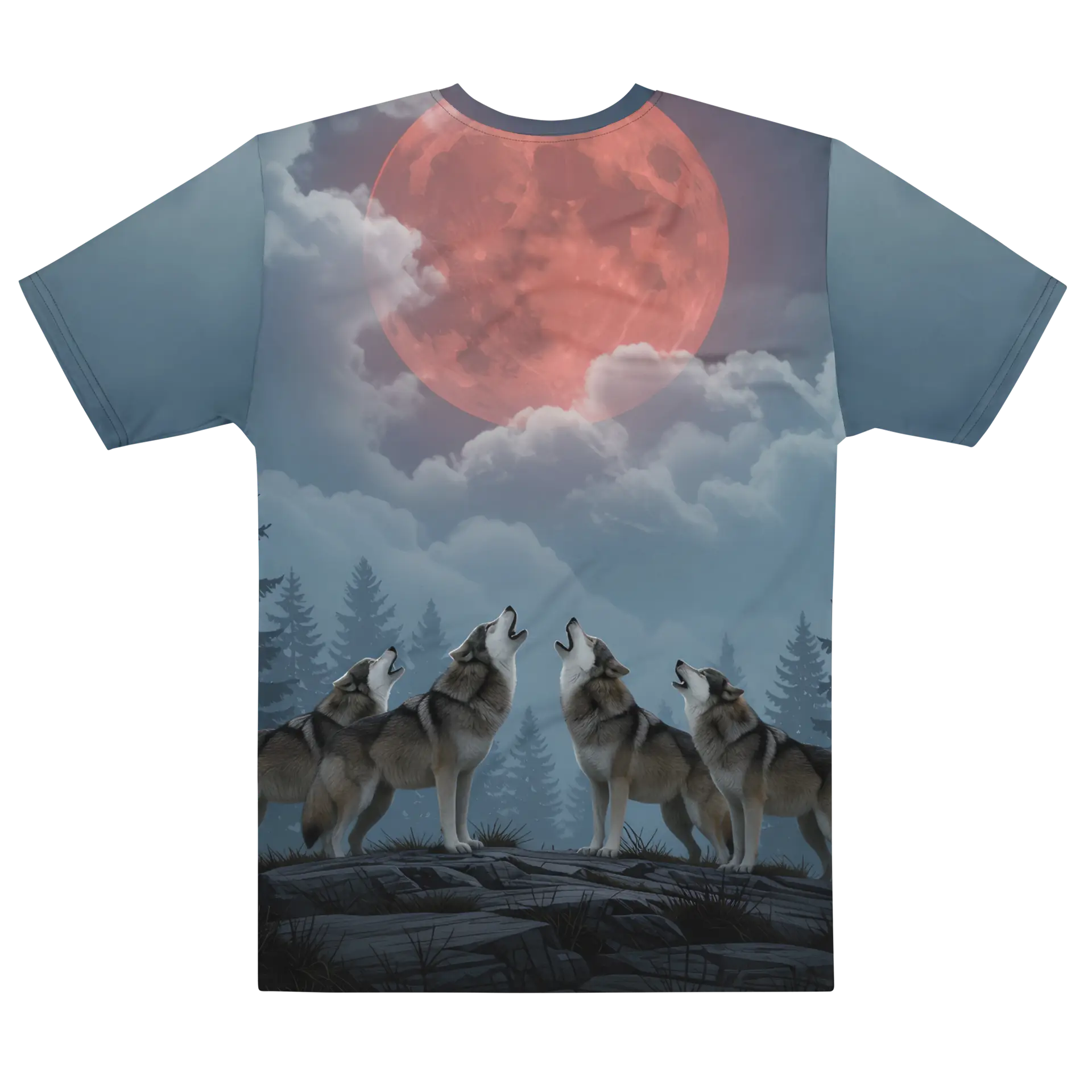 Men’s Wolves cotton crew neck t-shirt - Image 6