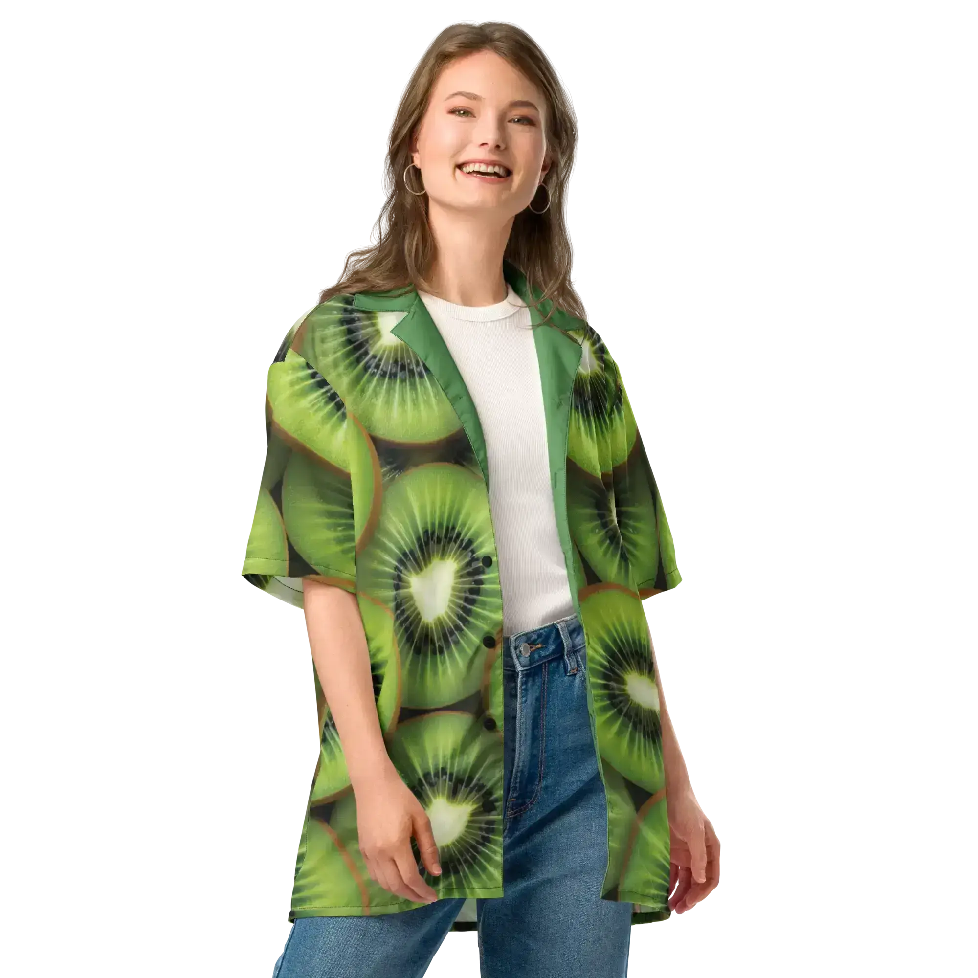 Kiwi Unisex button shirt - Image 9