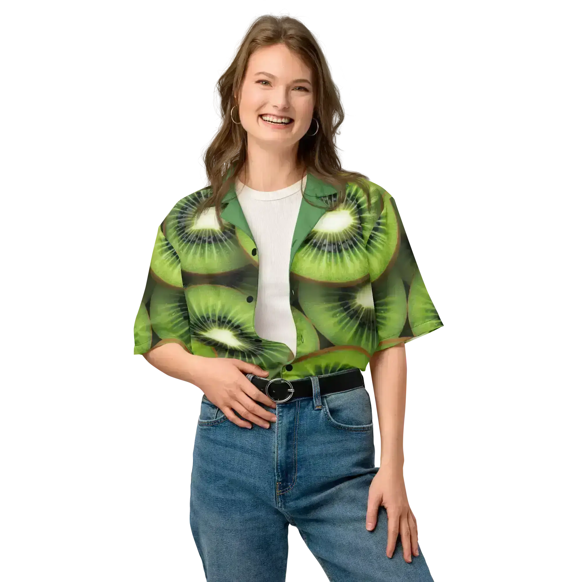 Kiwi Unisex button shirt - Image 7