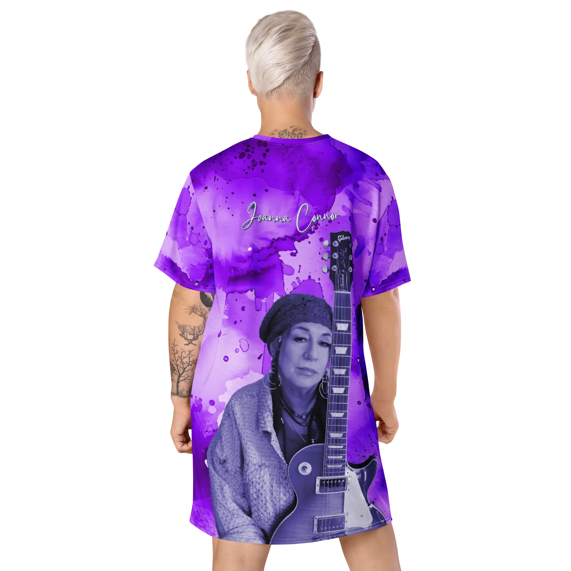 Joanna Connor Signature T-shirt Dress Purple - Image 5