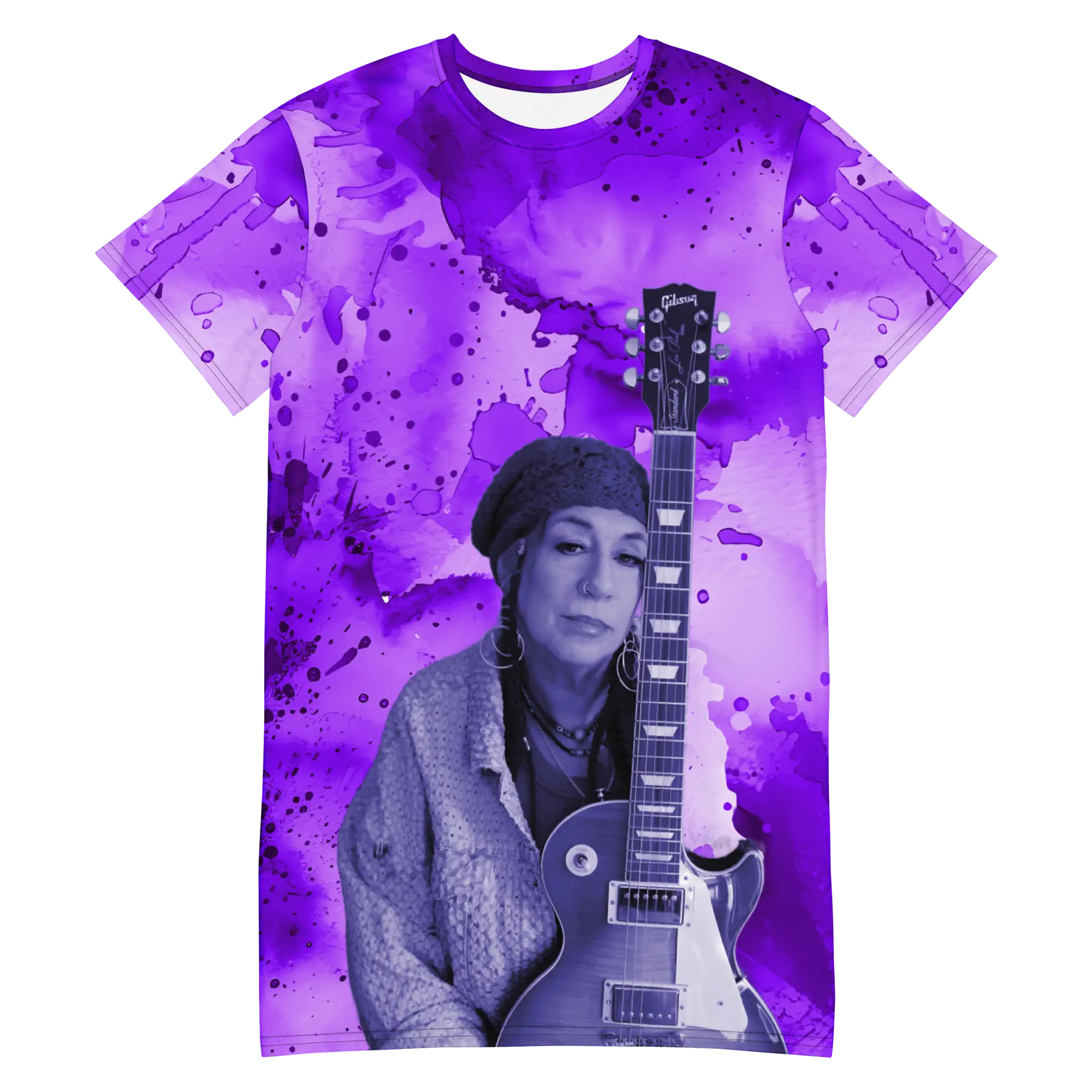 Joanna Connor Signature T-shirt Dress Purple - Image 13