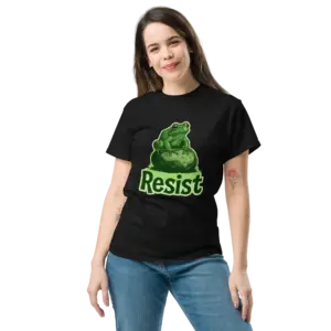 Resist Frog Unisex classic tee 2 sides