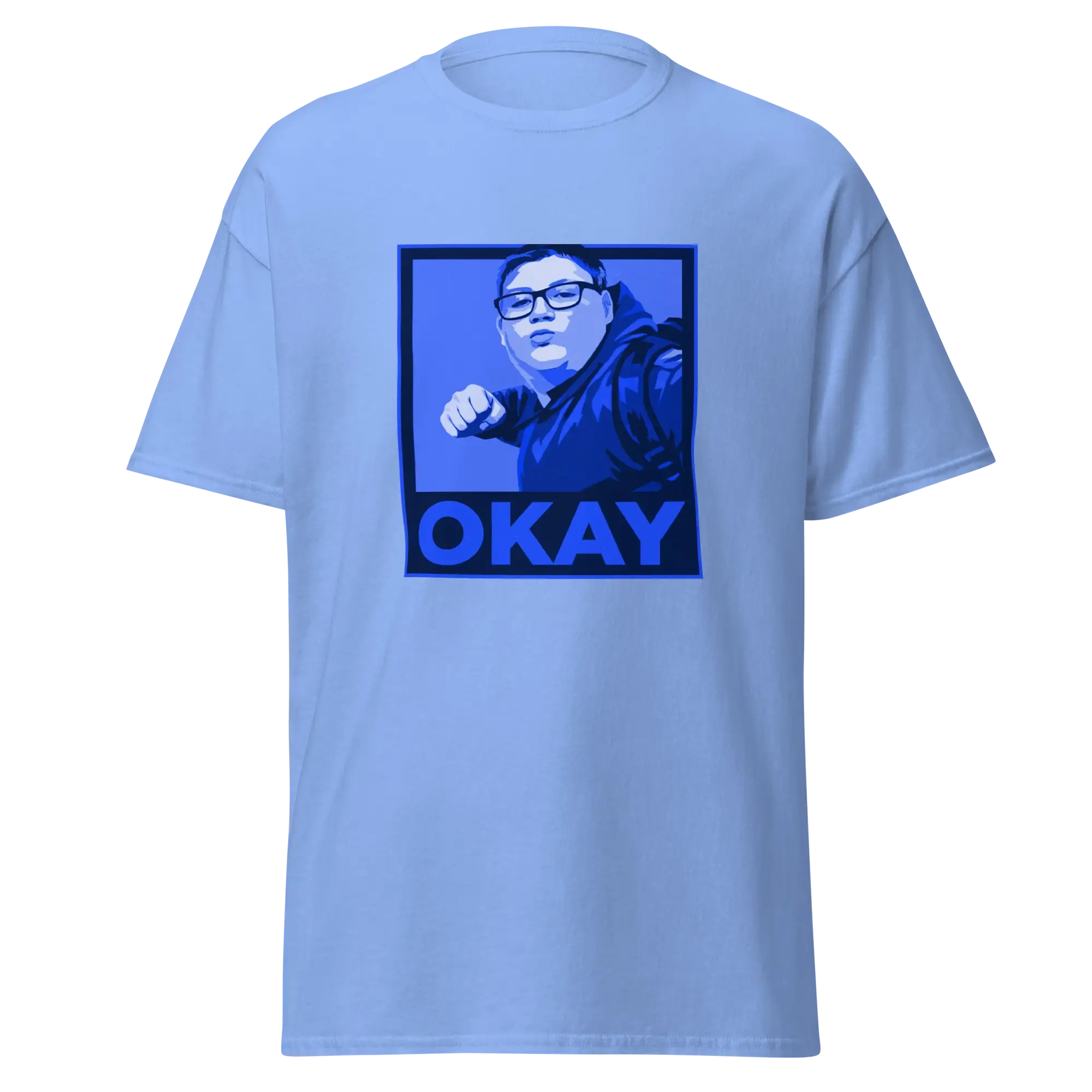 Okay Unisex classic tee Blues - Image 9