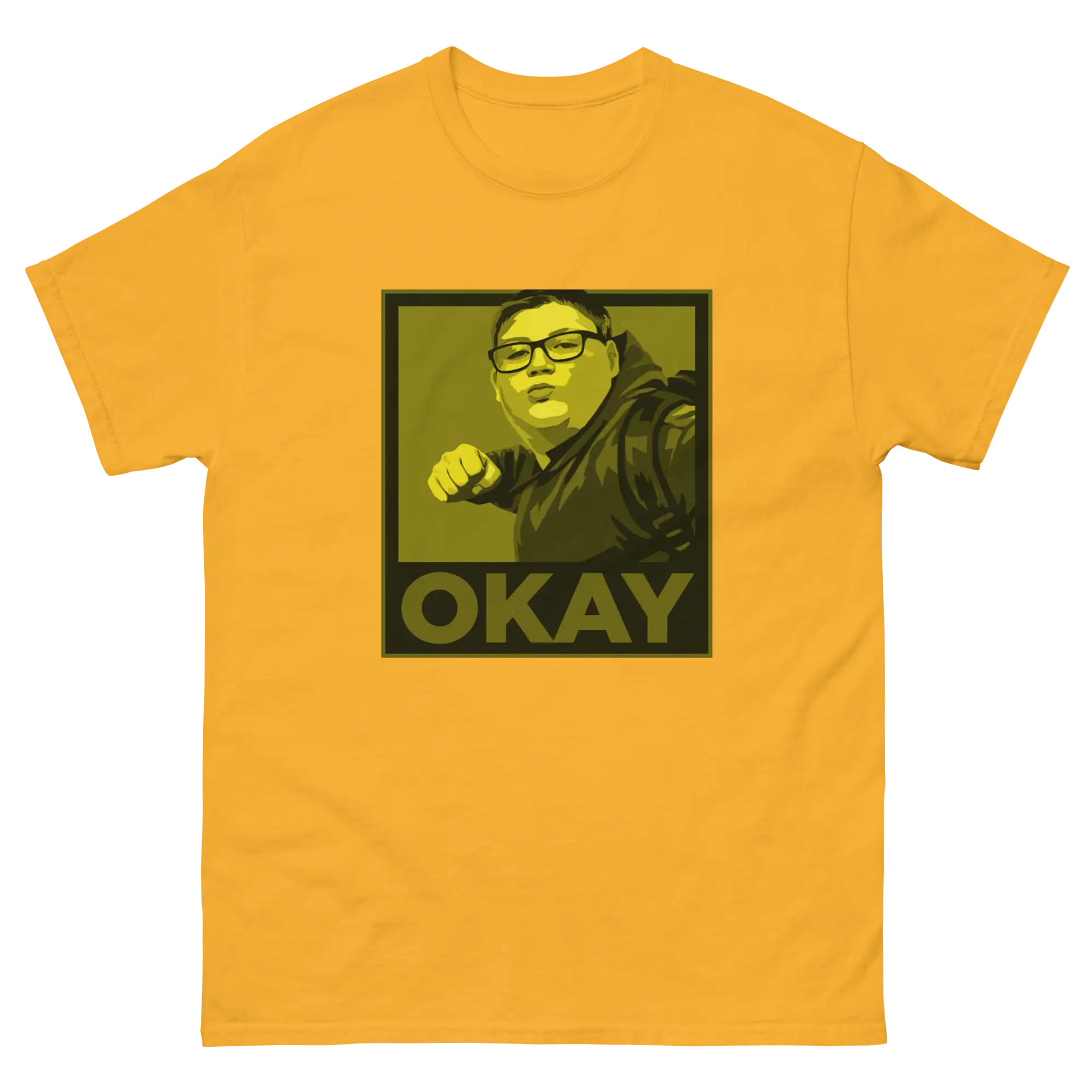 Okay Unisex classic tee Yellows