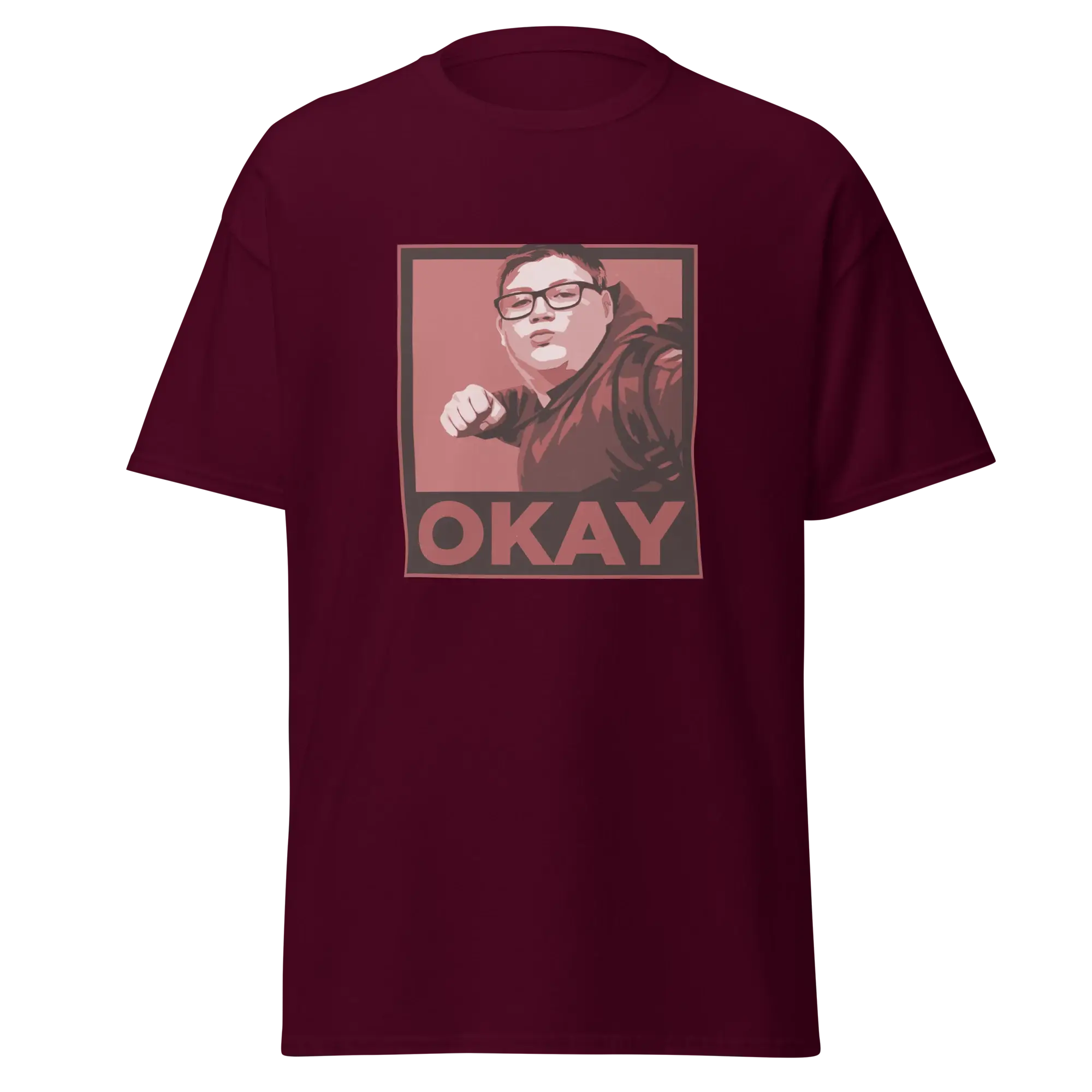 Okay Unisex classic tee Reds - Image 5