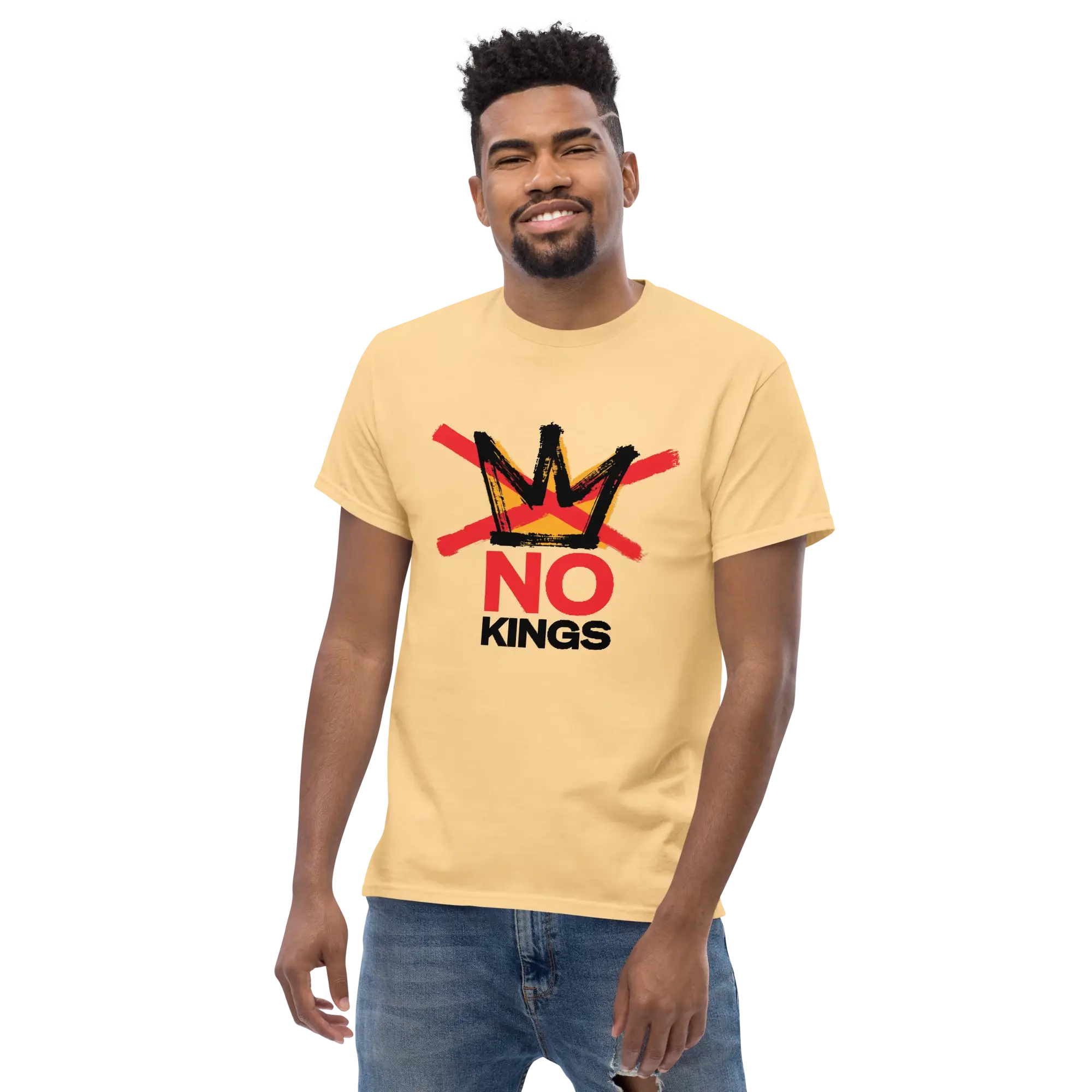 No Kings Unisex classic tee Red-Blk - Image 8