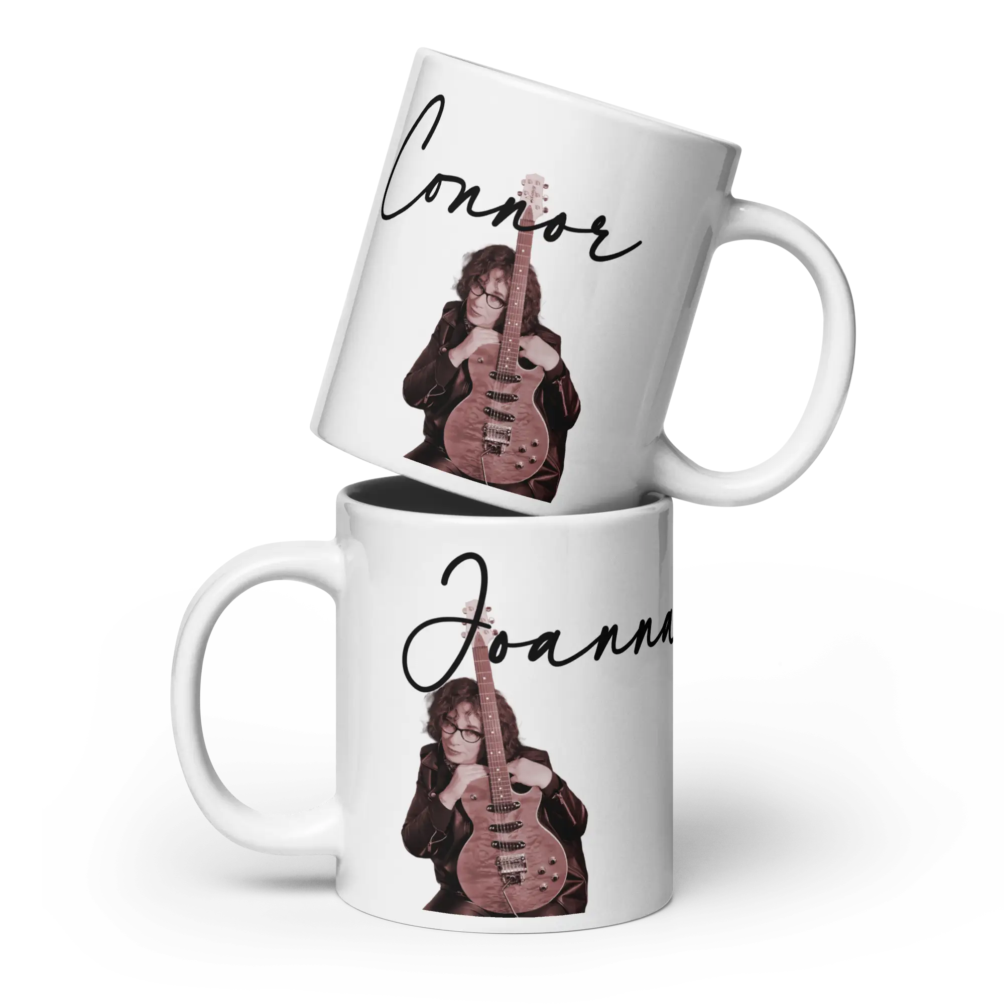Joanna Connor Signature White glossy mug