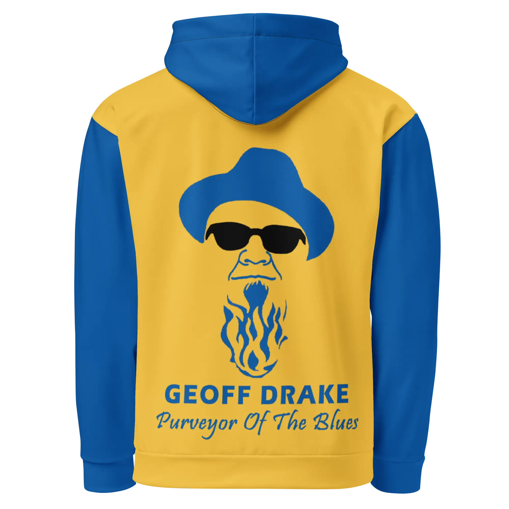 Geoff Drake Unisex Hoodie Crossed Guitars