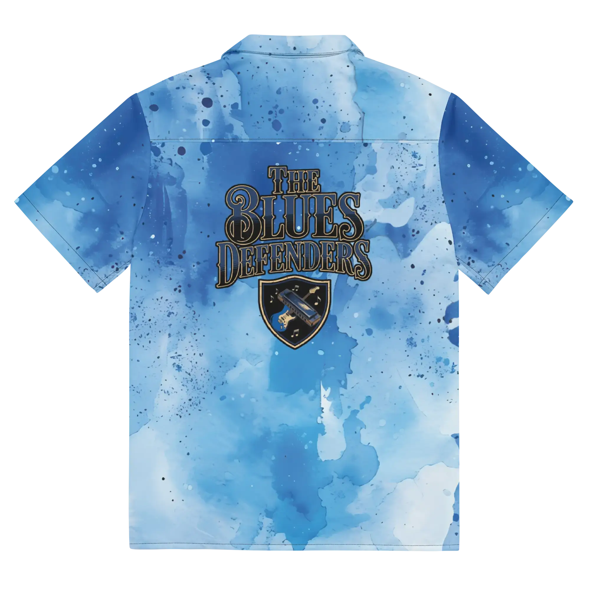 Blues Defenders 1 Unisex button shirt - Image 3