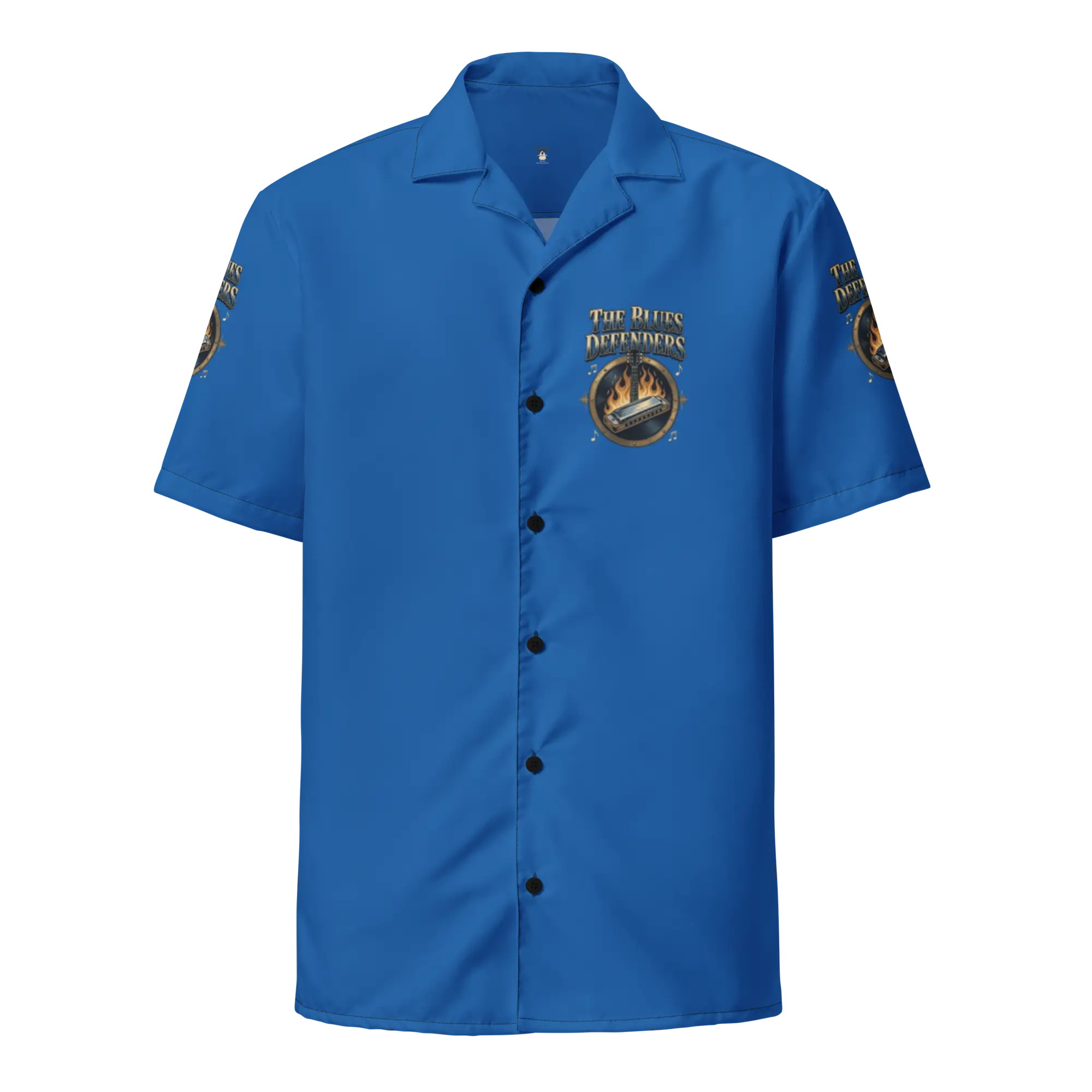 Blues Defenders 3 Unisex button shirt