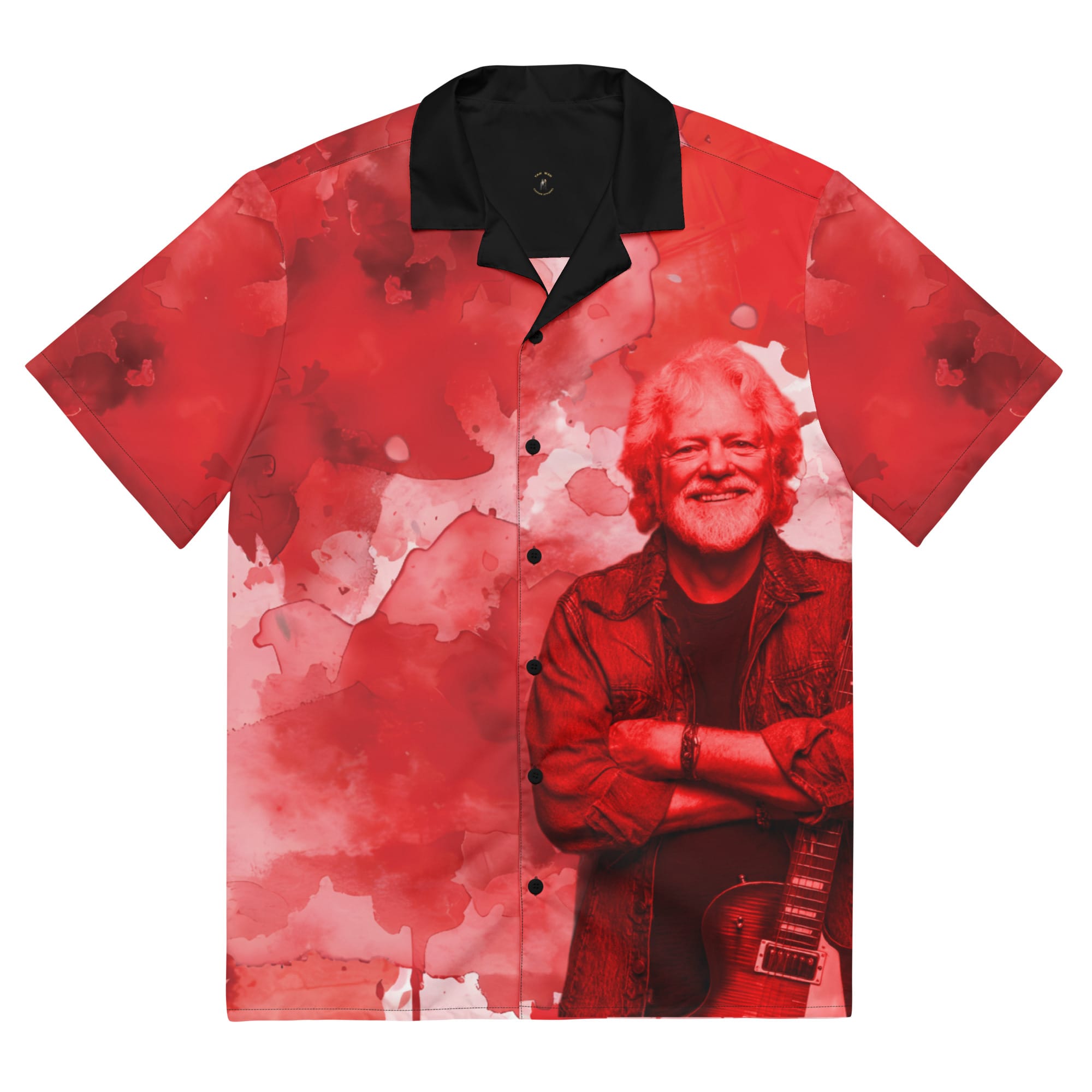 Musicians Bachman Unisex Button Shirt Red