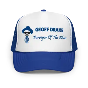 Geoff Drake Embroidered Foam trucker hat