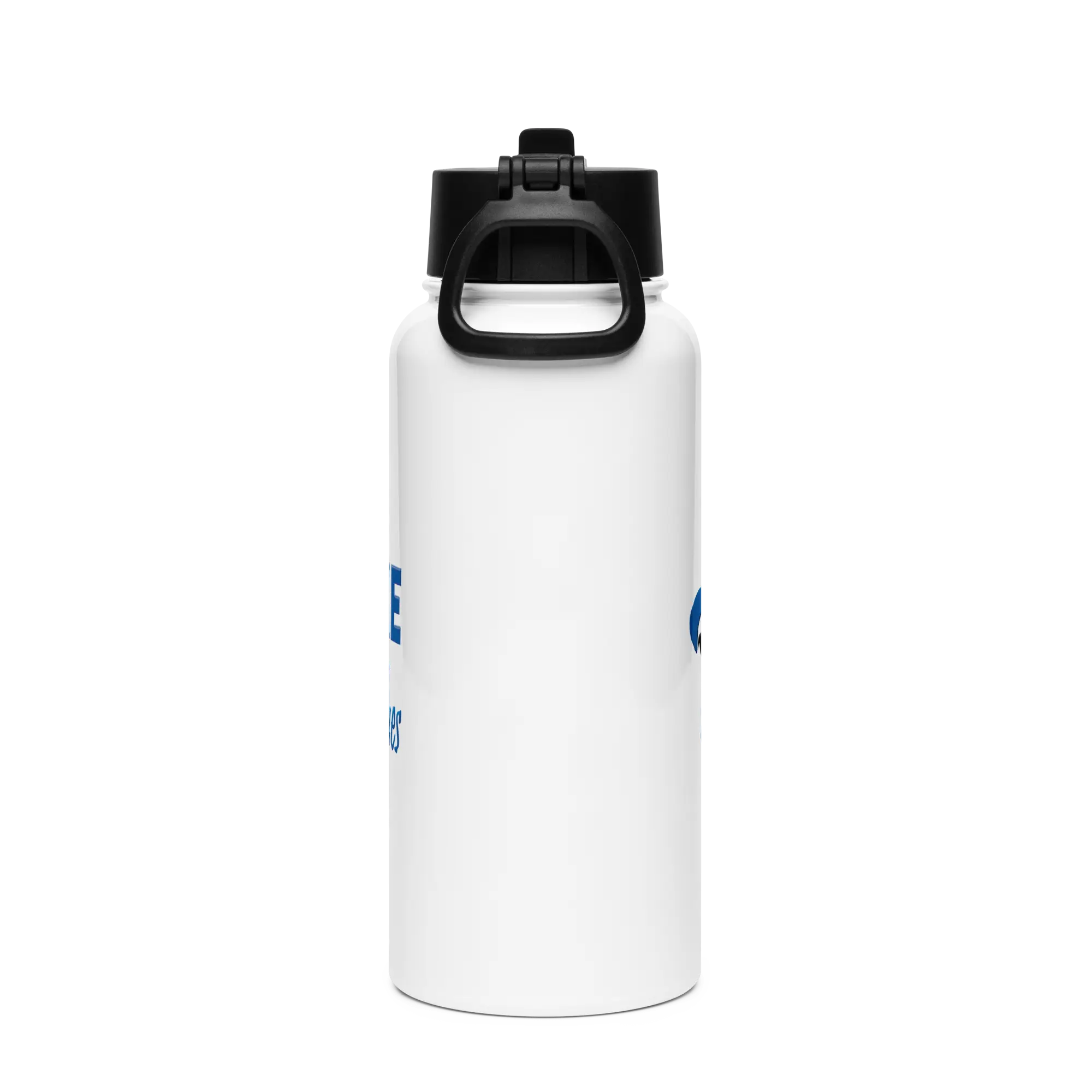 Geoff Drake Stainless steel water bottle with a straw lid - Image 2