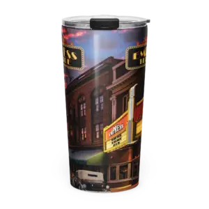 Empress Theatre Tapered stainless steel tumbler