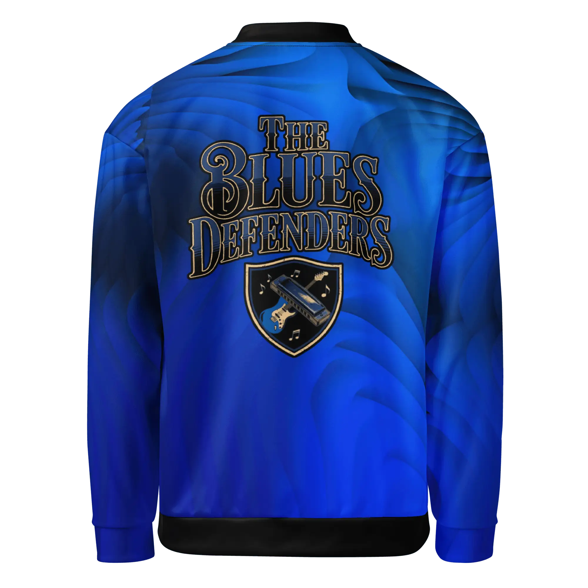Blues Defenders Unisex Bomber Jacket - Image 2