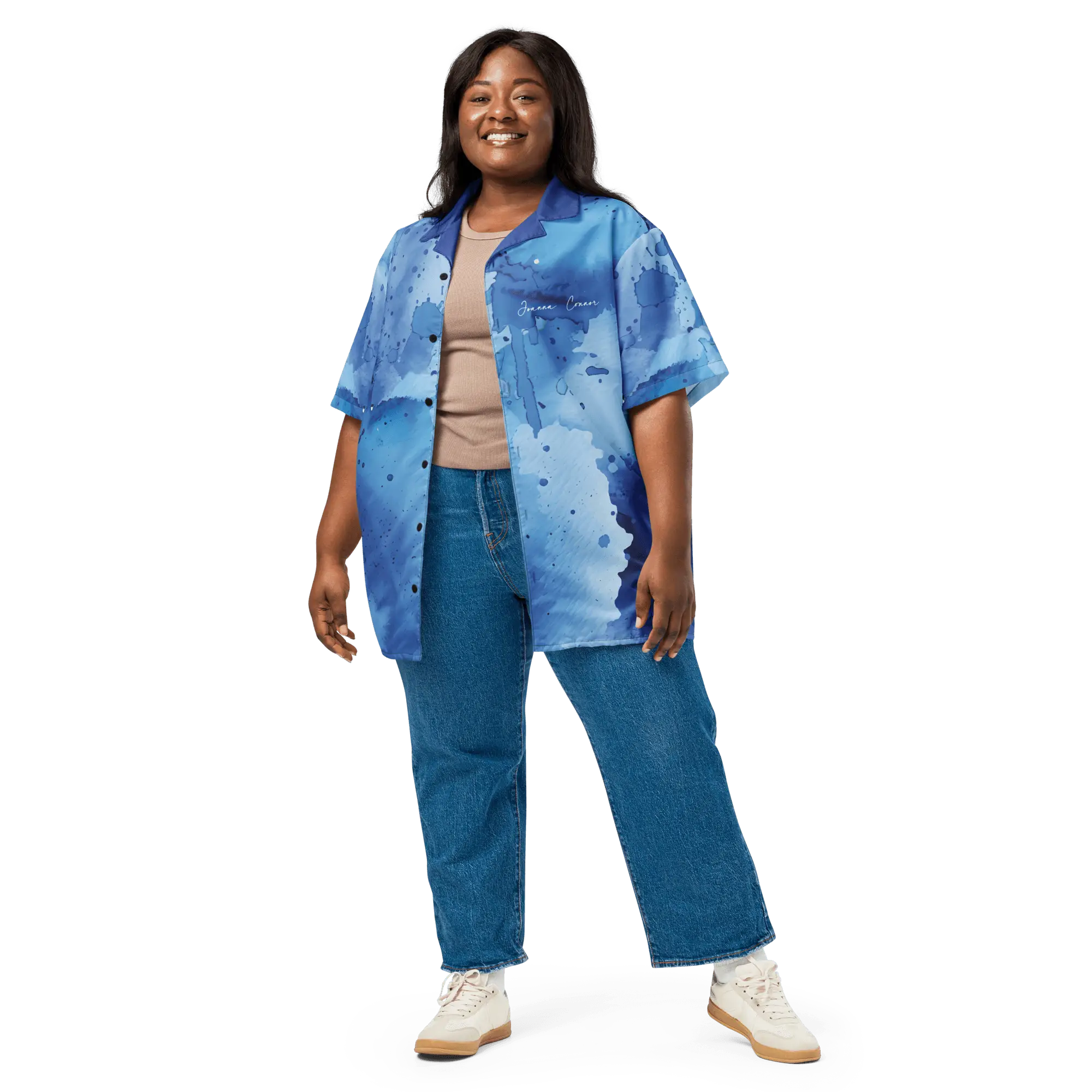 Joanna Connor Blues Unisex button shirt - Image 3