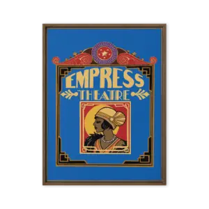 Empress Theatre Framed canvas 2