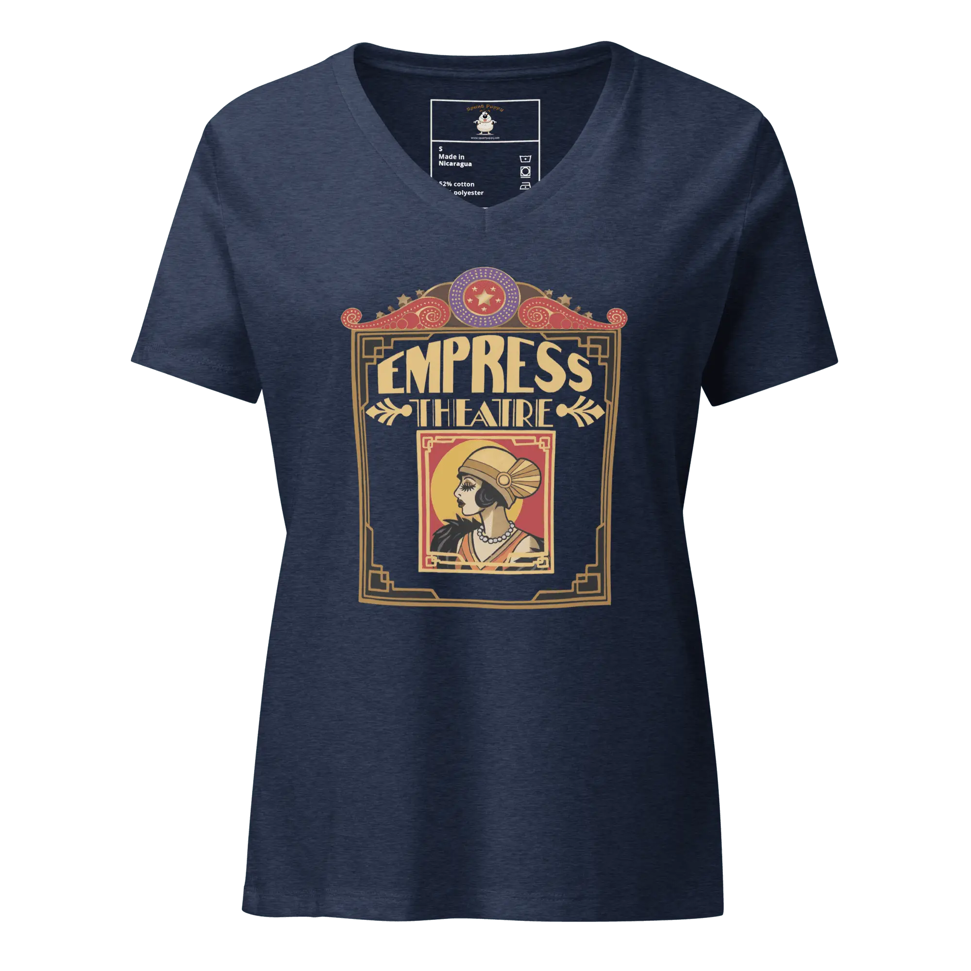 Empress Theatre Women’s relaxed v-neck t-shirt - Image 2