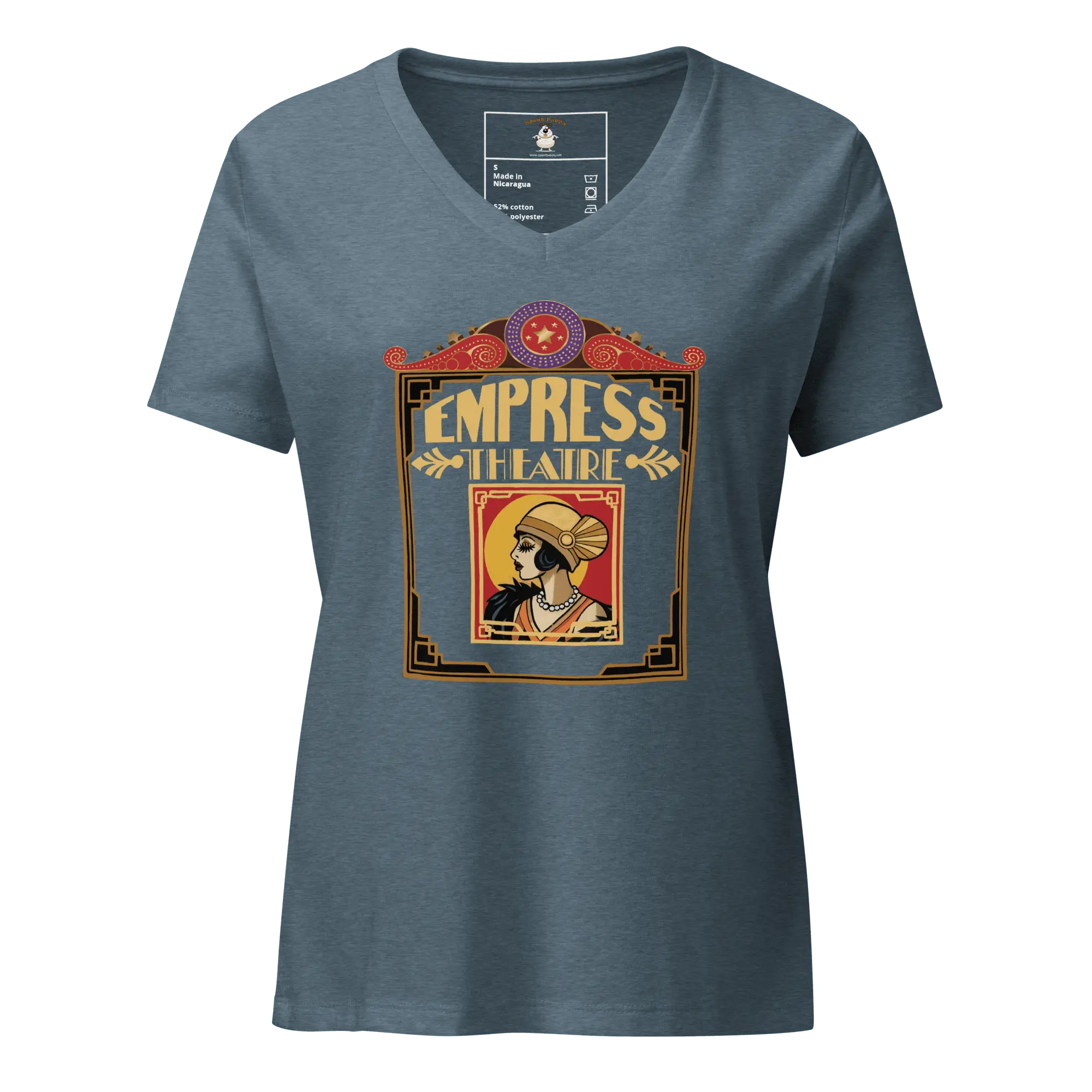 Empress Theatre Women’s relaxed v-neck t-shirt - Image 4