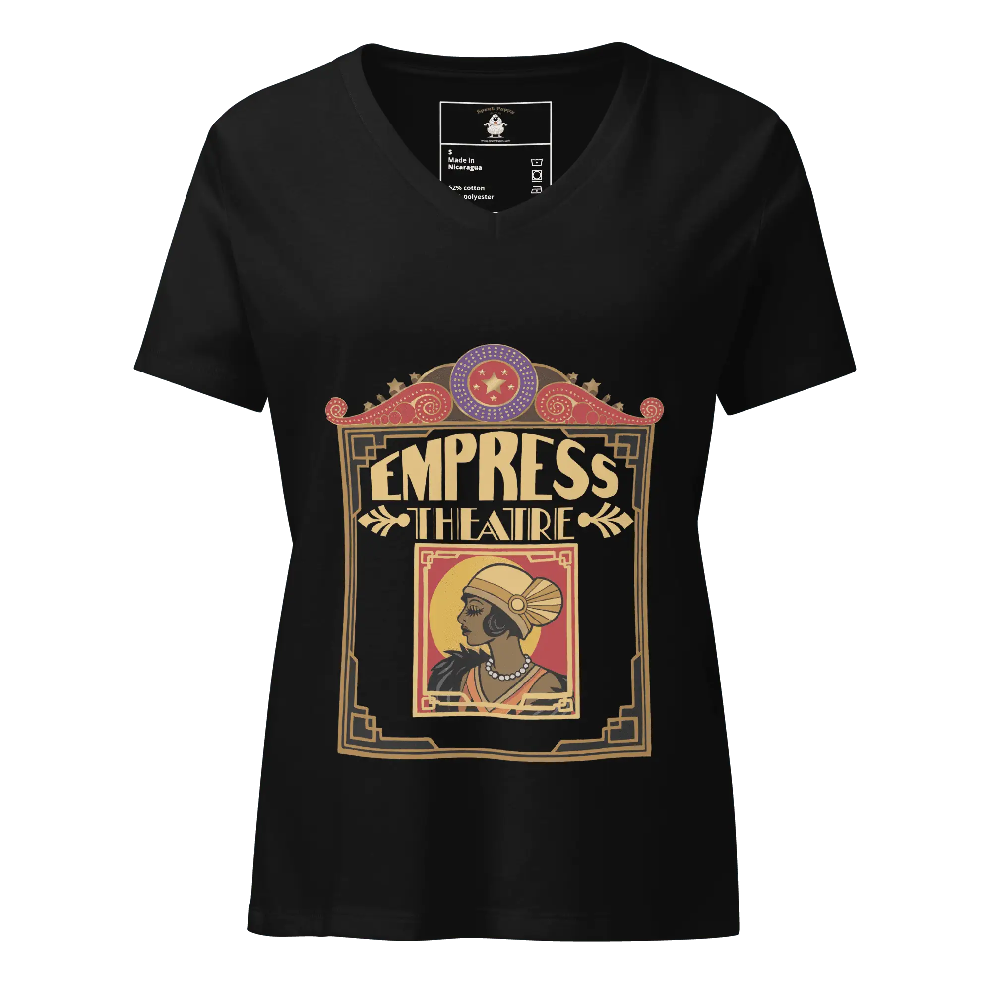 Empress Theatre Women’s relaxed v-neck t-shirt Dk