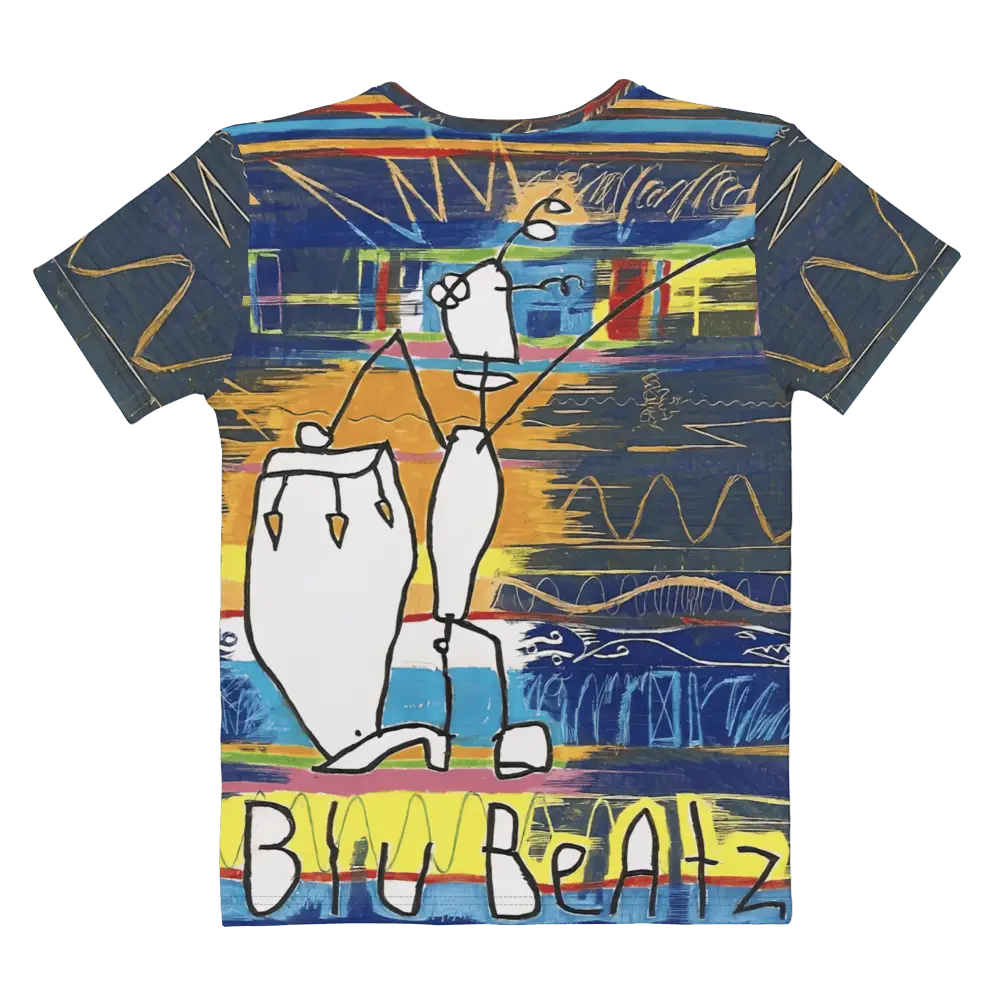 Jon Otis Blu Beatz Women's T-shirt - Image 2