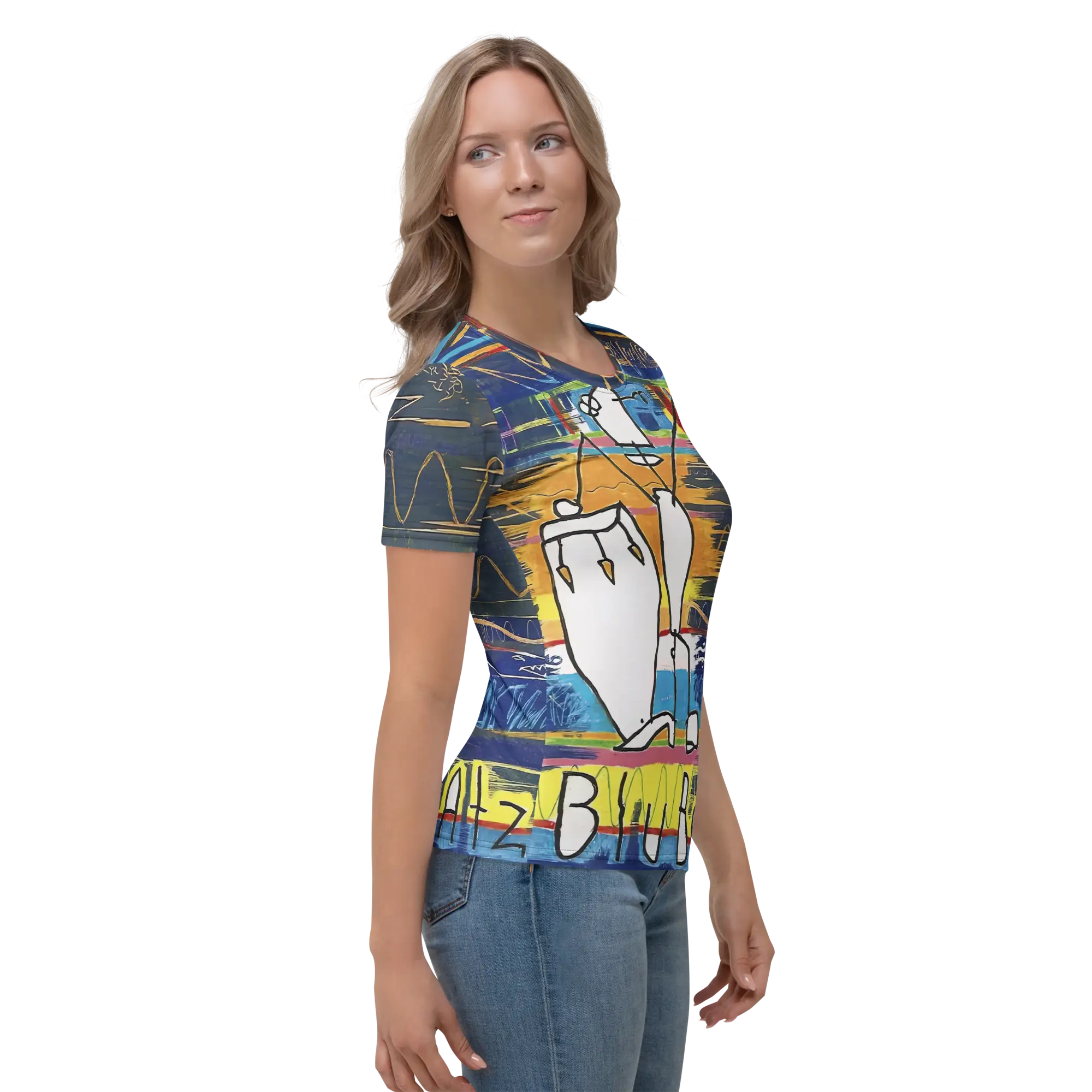 Jon Otis Blu Beatz Women's T-shirt - Image 4